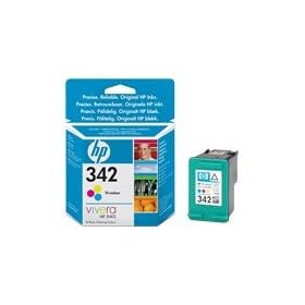 HP 342 - Cartouche d'encre d'origine - 1 x couleur (cyan, magenta, jaune) - 175 pages - emballage coque avec son