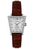 Women's Trapeze Diamond Brown Crocodile