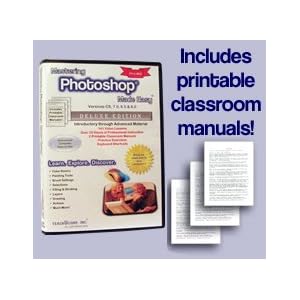 Mastering Photoshop Made Easy Training Tutorial v. CS4, CS3, CS2, CS & 7  How to use Photoshop Video e Book Manual Guide. Even dummies can learn from this total CD for everyone, featuring Introductory through Advanced material from Professor Joe