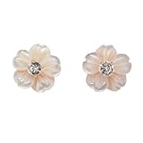 Designers Selection (デザイナーズセレクション) ピアス 14K ピンク シェル キュービック UPG60001A