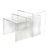 Review Wholesale Interiors wi-fay / Transparent Acrylic Nesting Tables
