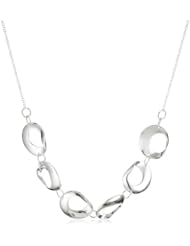 Argento Vivo "Ripple Waves" Frontal Link Necklace