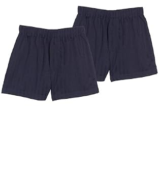 Navy Football Shorts - 2pk
