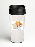 16 oz. Double Wall Insulated Tumbler with grooming woman - Paper Insert