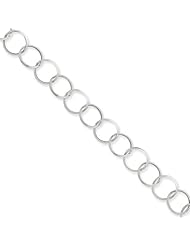 14K WG Circle Bracelet