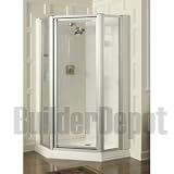 KOHLER K-702300-L-SH Memoirs Neo-Angle Shower Enclosure, Bright Silver