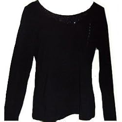 Women's Jones New York Signature Shirt Top w/ Beading & Sequins Medium