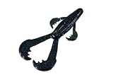 Strike King Rage Tail Space Monkey Bait (Black Blue Flake, 4-Inch)