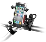 RAM EZ-Strap™ Rail Mount with Universal X-Grip™ Cell Phone Holder Rails