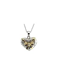 Memory Storage Locket and Chain in Sterling Silver