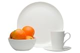 Red Vanilla Pure Vanilla 16-Piece Bone China Coupe Dinner Set