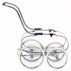 Inglesina AE05A1000 Balestrino Frame With Basket Chrome/Blue