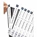Custom Binder Spine Inserts, 1/2" Spine Width, 16 Inserts/Sheet, 5 Sheets/Pack AVE89101