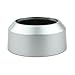 JJC LH-J40B Silver Lens Hood for Olympus M.Zuiko Digital 45mm 1:1.8 Lens Silver