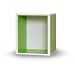 Way Basics Eco Modern Storage Cube Plus, Green