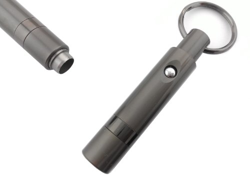 Ciguru cp001 metal cigar punch keychain with retractabl…