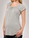 A Pea in the Pod Collection: Bailey 44 Short Sleeve Scoop Neck Pleated Maternity T Shirt