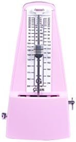 VentureMax Elegant Pyramid Design Mechanical Tempo Metronome for Piano Guitar Drum Pink
