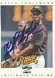 Nerio Rodriguez, Baltimore Orioles Autographed Card