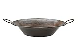 Premier Copper Products VR16MPDB Round Miners Pan Vessel Hammered Copper Sink, Oil Rubbed Bronze