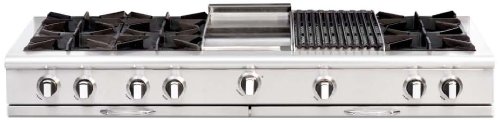 capital stainless steel open burner rangetop cooktop cgrt604g4l