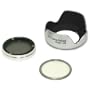 Professional Filter Kit (Polarizer & UV) with Lens Hood for Samsung S1050 Digital Camera