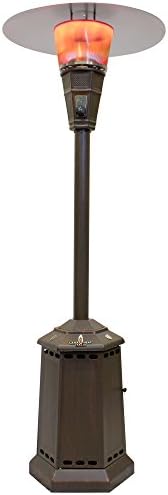 Lava Heat Italia Patio Heater Venetian Natural Gas, 40,000 BTU, Heritage Bronze