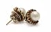 Wallmonkeys Peel and Stick Wall Decals - Garnet Earrings W/ Pearls - Removable Graphic