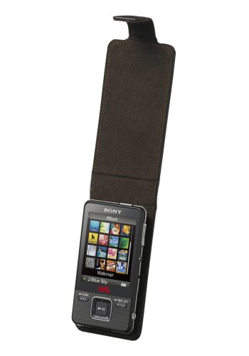 Sony CKLNWA820B Black leather case for NWZA820