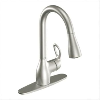 Moen Kleo Classic stainless one-handle diverter pulldown kitchen faucet