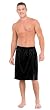 Canyon Rose Cloud 9 Plush Microfiber Men's Wrap, Black Sea