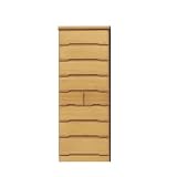 幅60cm 高さ160cm　60タワーチェスト 8段 日本製 国産 桐 桐無垢集成材 タンス 完成品 (ナチュラル)