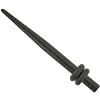 One Acrylic Taper: 10g Black (SOLD INDIVIDUALLY. ORDER TWO FOR A PAIR.)