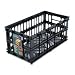 Rubbermaid 44706 Super Crate-A-Filet, 14w x 25-3/4d x 11-1/4h, Black