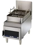 Star 615FD Fryer Countertop Gas Twin Baskets 15 Lb. Capacity Star-Max Series