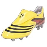 adidas Men's F50.8 TUNiT Soccer Shoe,Lemon/Black/Silver,13 M