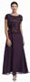 Mother of the Bride Formal Evening Dress #571 (3XL, Eggplant)