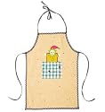 Toy Shop Apron with appliquéd jack-in-the-box