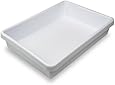 TrippNT 50424 White Polystyrene Plastic Drawer Organizer, 1 Pocket: 14" Width x 3" Height x 10" Depth