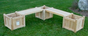 All Maine Bucket D103 Three 24 Inch Cube Planters