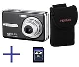 Pentax Optio E75 – Appareil photo numérique – compact – 10.1 Mpix – zoom optique : 3 x – mémoire prise en charge : MMC, SD, SDHC – noir