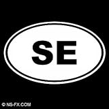 SE Sweden - Country Code Vinyl Decal Sticker