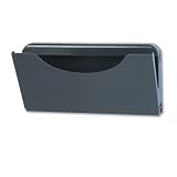 Rubbermaid Smart File Add-On Single Pocket, Letter Size, Ebony (RUB13806)