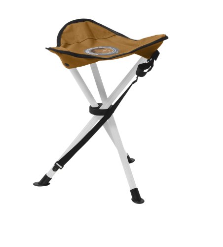 Grand Canyon Alu 3-Bein Hocker, orange/silber, 33x50 cm, 308017
