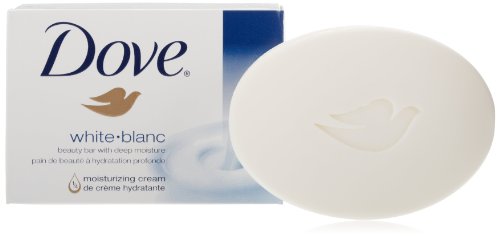Dove Bar Soap, White, 4 Oz, 8 Count (Pack of 2)