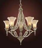 Chelsea Trump Rustic Crystal 5-Light Chandelier