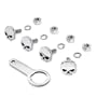 LICENSE PLATE BOLT KIT, SKULL