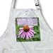 House Where Joy Lives Inspirational Flower- Echinacea - BLACK Full Length Apron With Pockets 22w X 30l
