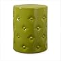 Vivid Green Ceramic Garden Stool