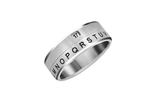 Decoder Ring Secret Window Silver Size 08